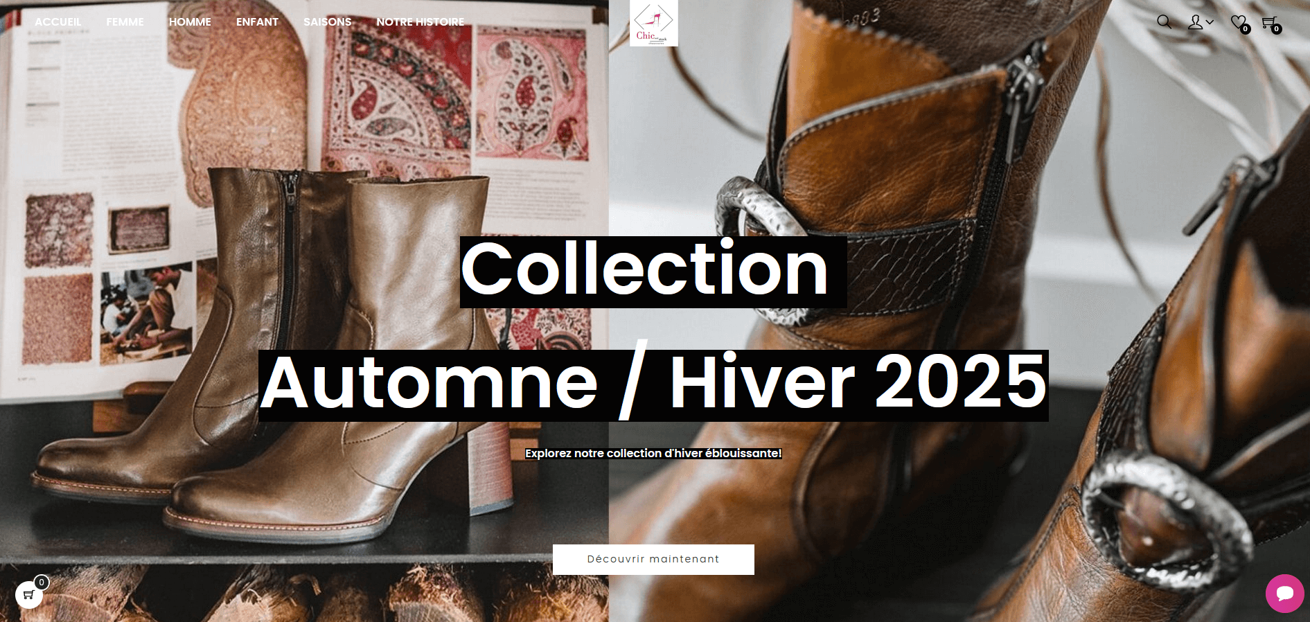 Site Internet Chic and Stock Niort