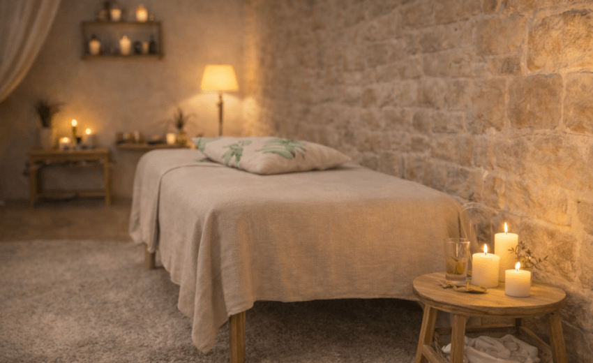 cabinet de naturopathie ambiance massage bien-être relaxation à Niort