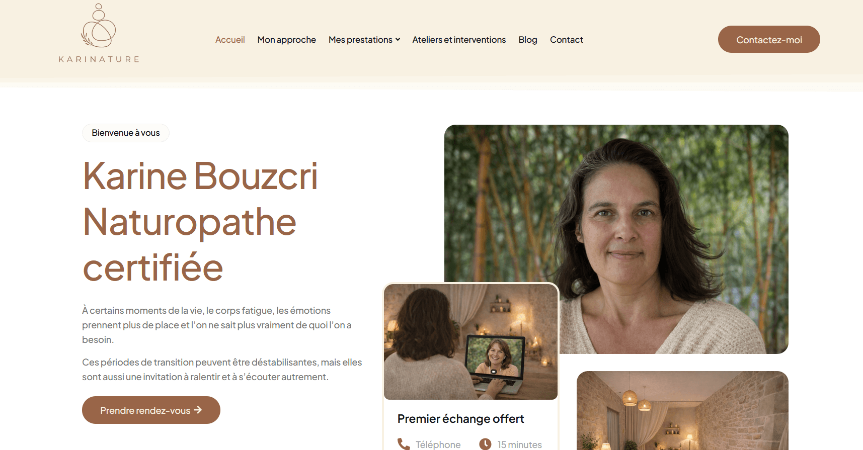 Karine Bouzcri naturopathe certifiée à Niort accompagnement bien-être naturel