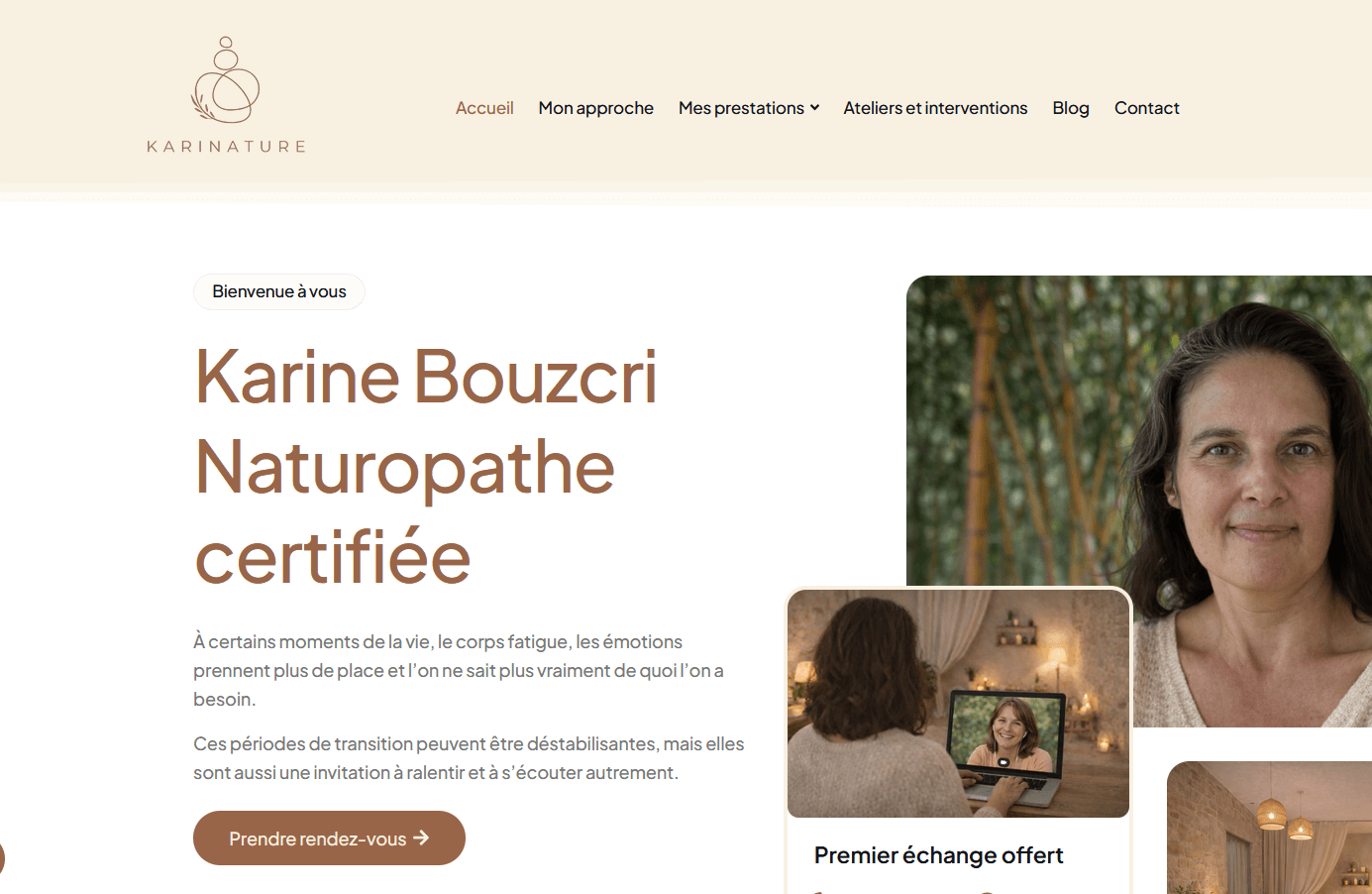 Karine Bouzcri naturopathe certifiée à Niort